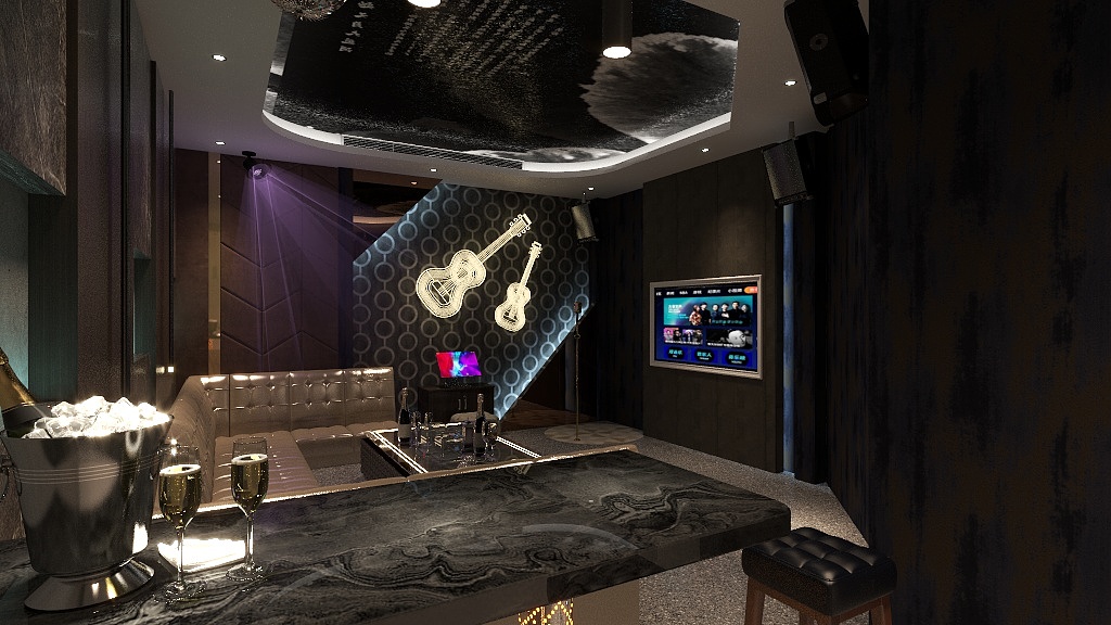 锦兰绘城II空间设计-潼南日白匠娱乐室-装修设计方案