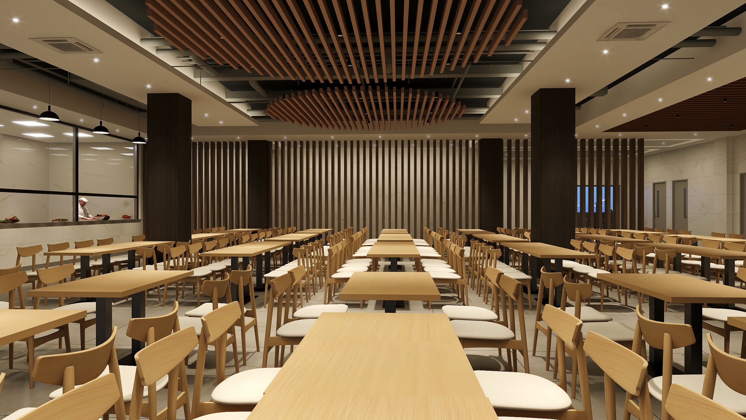 顶层空间.-员工食堂-V2.01改-装修设计方案