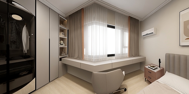 强达-顺通河滨公寓-装修设计方案