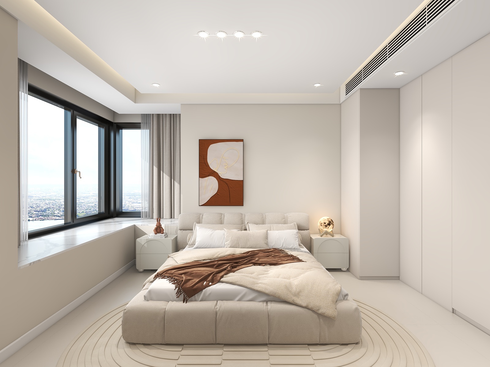 道尘丨空间设计-奶油风小户型，好看又实用-副本-装修设计方案