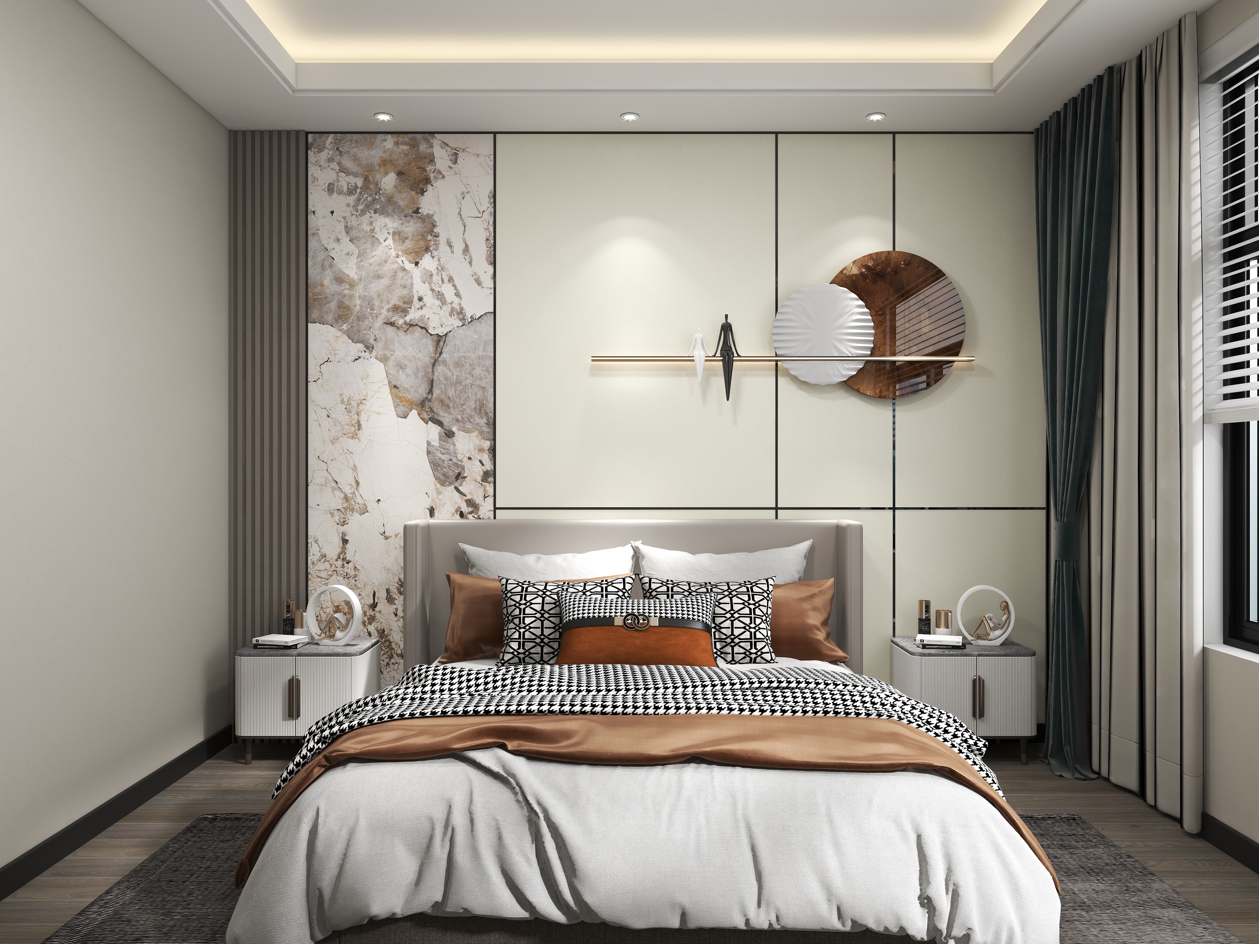 梦之居设计部-背景墙-装修设计方案