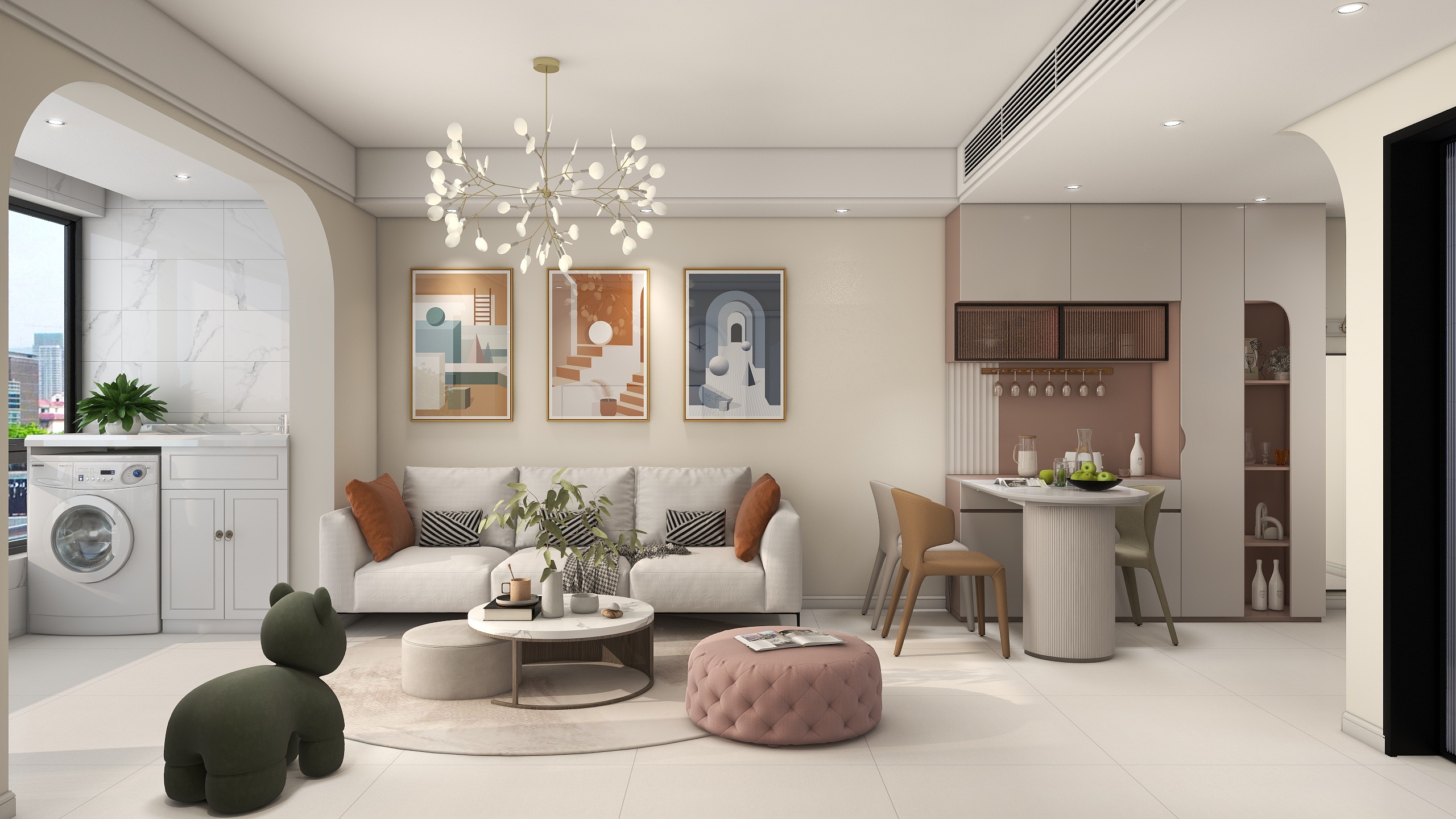 夔XXCS-71㎡2室-装修设计方案