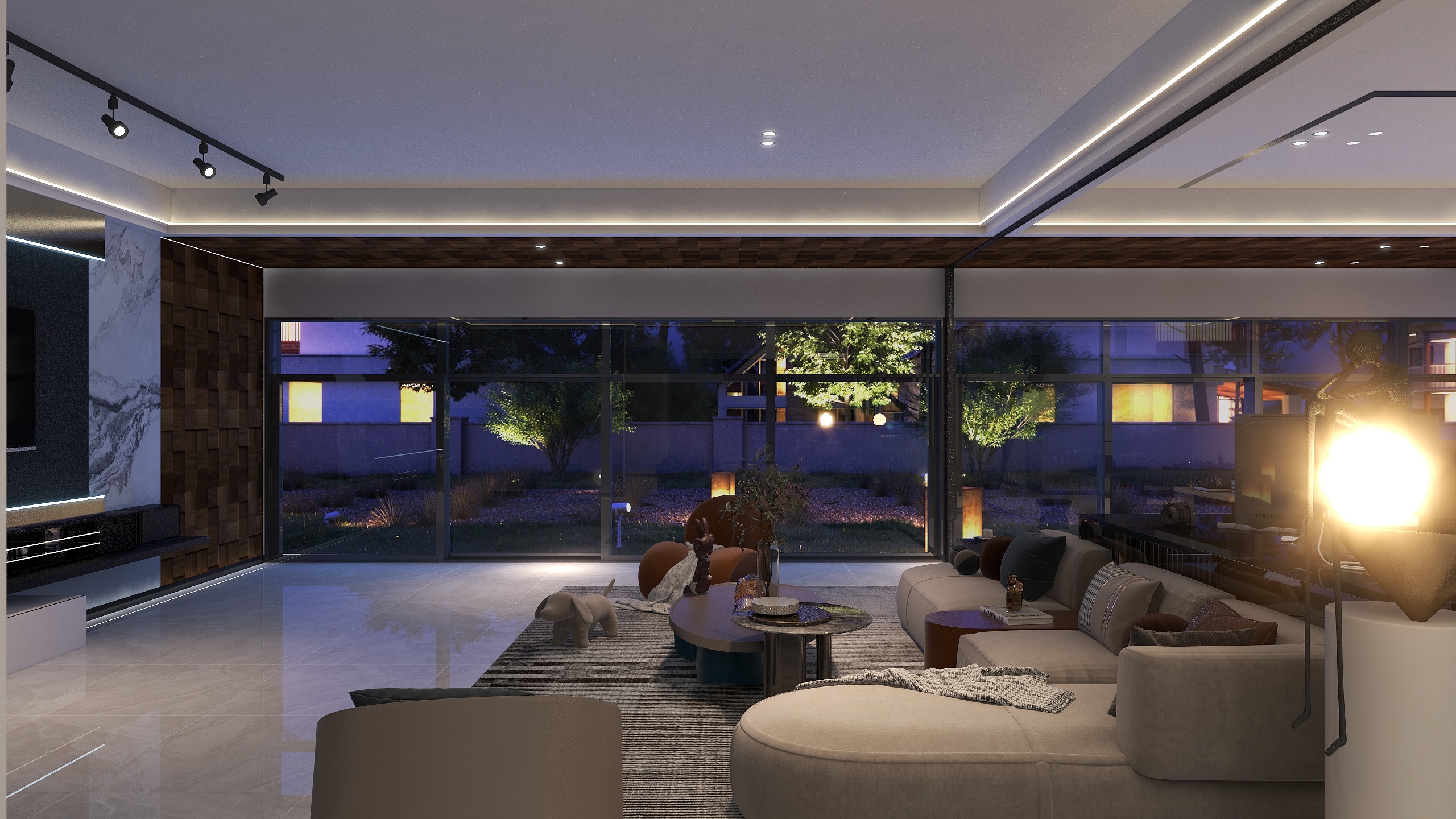 祁画长风-277㎡2室-装修设计方案