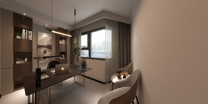 LK梁琨-亚龙湾6-2-1202封闭厨房-装修设计方案