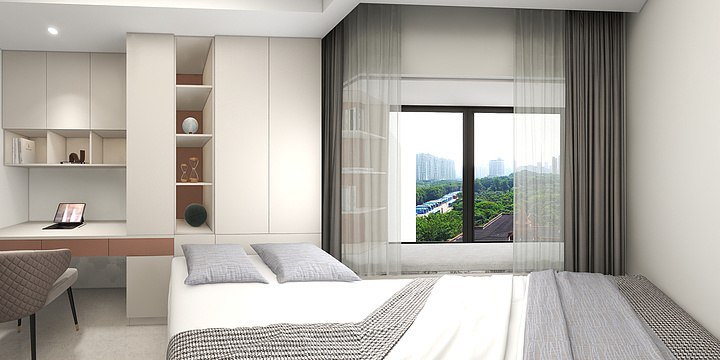 张军SHXW-乌鲁木齐碧桂园106㎡3室-装修设计方案