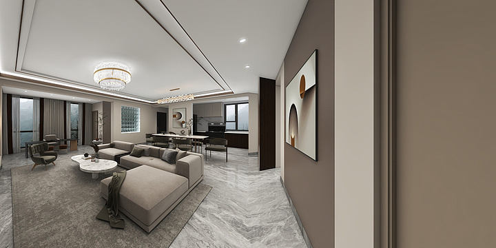 云南众恒装饰-紫棠府B户型-副本-装修设计方案