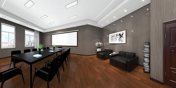 MZUL210002-赤峰卫生学院会议室方案二-装修设计方案