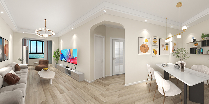 何小妹0123-正朝公园1-5-6-装修设计方案