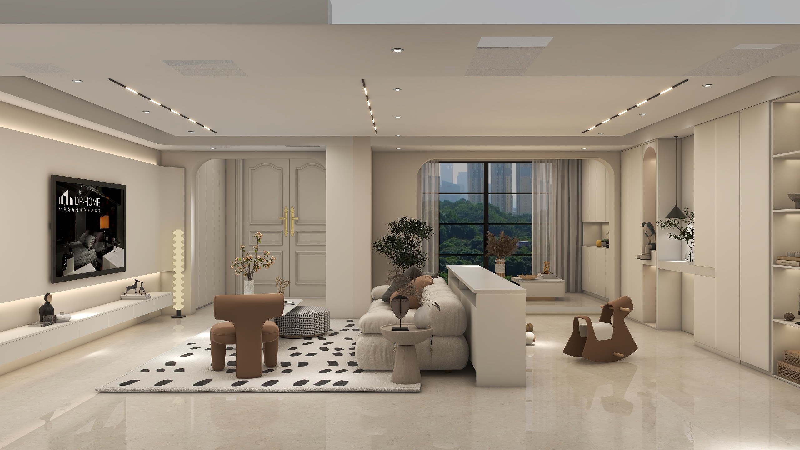 枳实2-社旗壹号院160㎡3室-装修设计方案