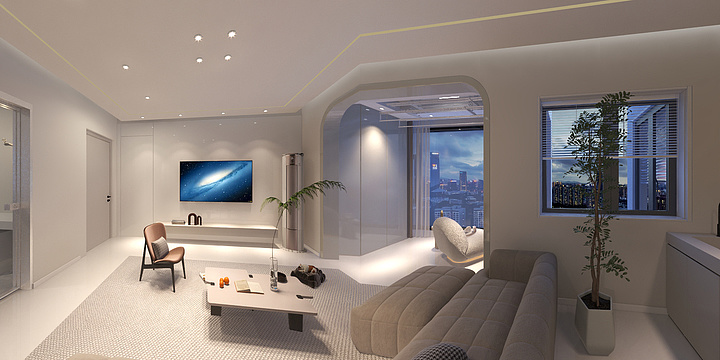 居第设计-北城华府5-2-1401刘先生雅居平面方案-装修设计方案