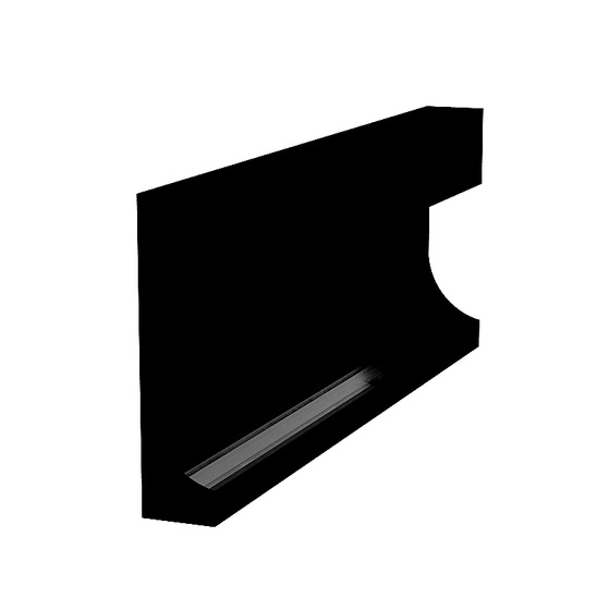 Modern Baseboard,black