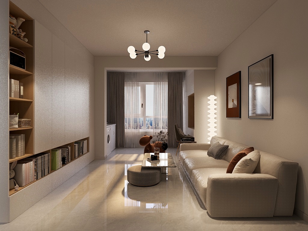 Zuer_-万达揽湖苑C区1#203-冰箱餐厅-装修设计方案