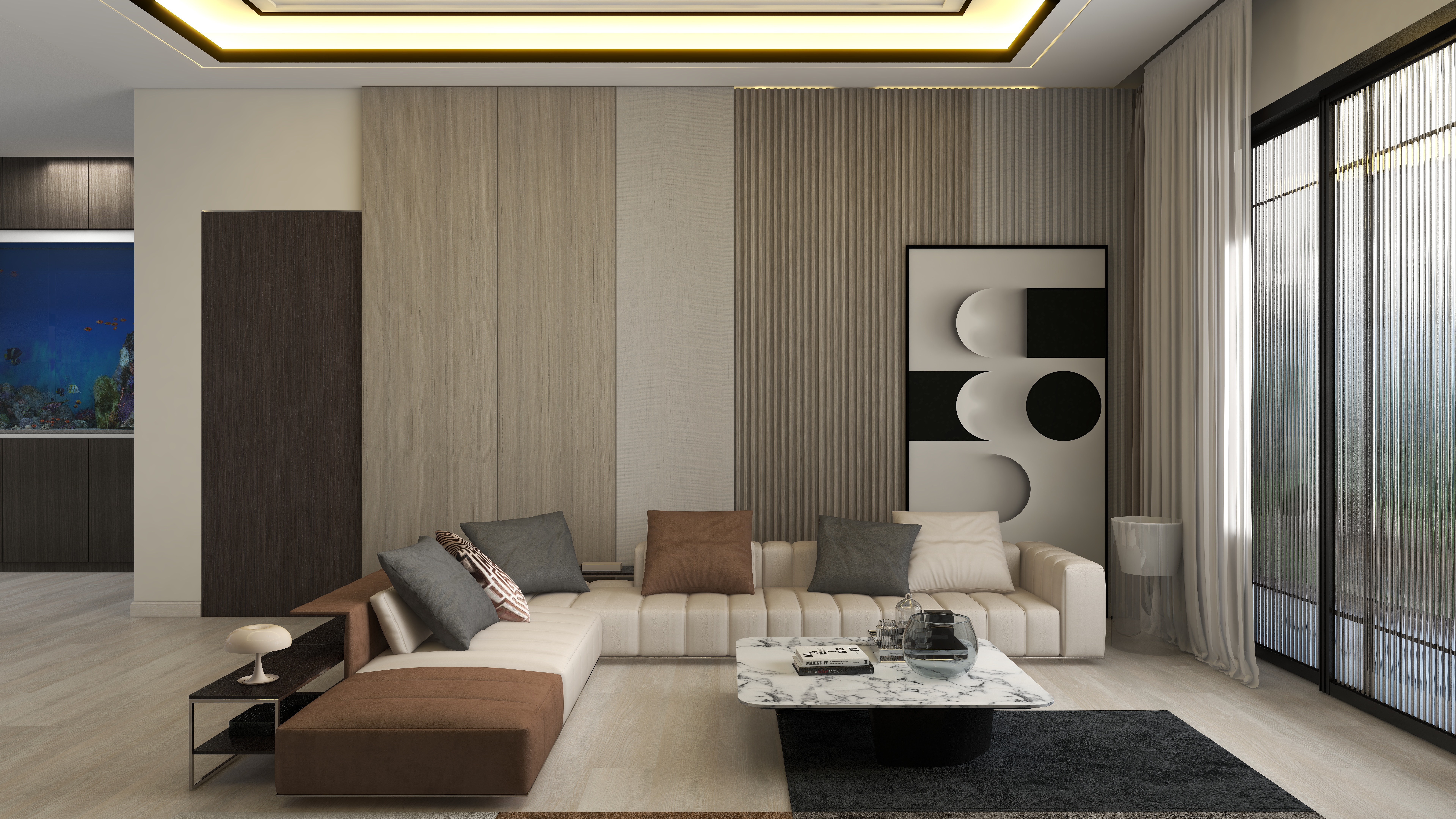 晨林空间设计-大学城佳兆业143㎡-装修设计方案