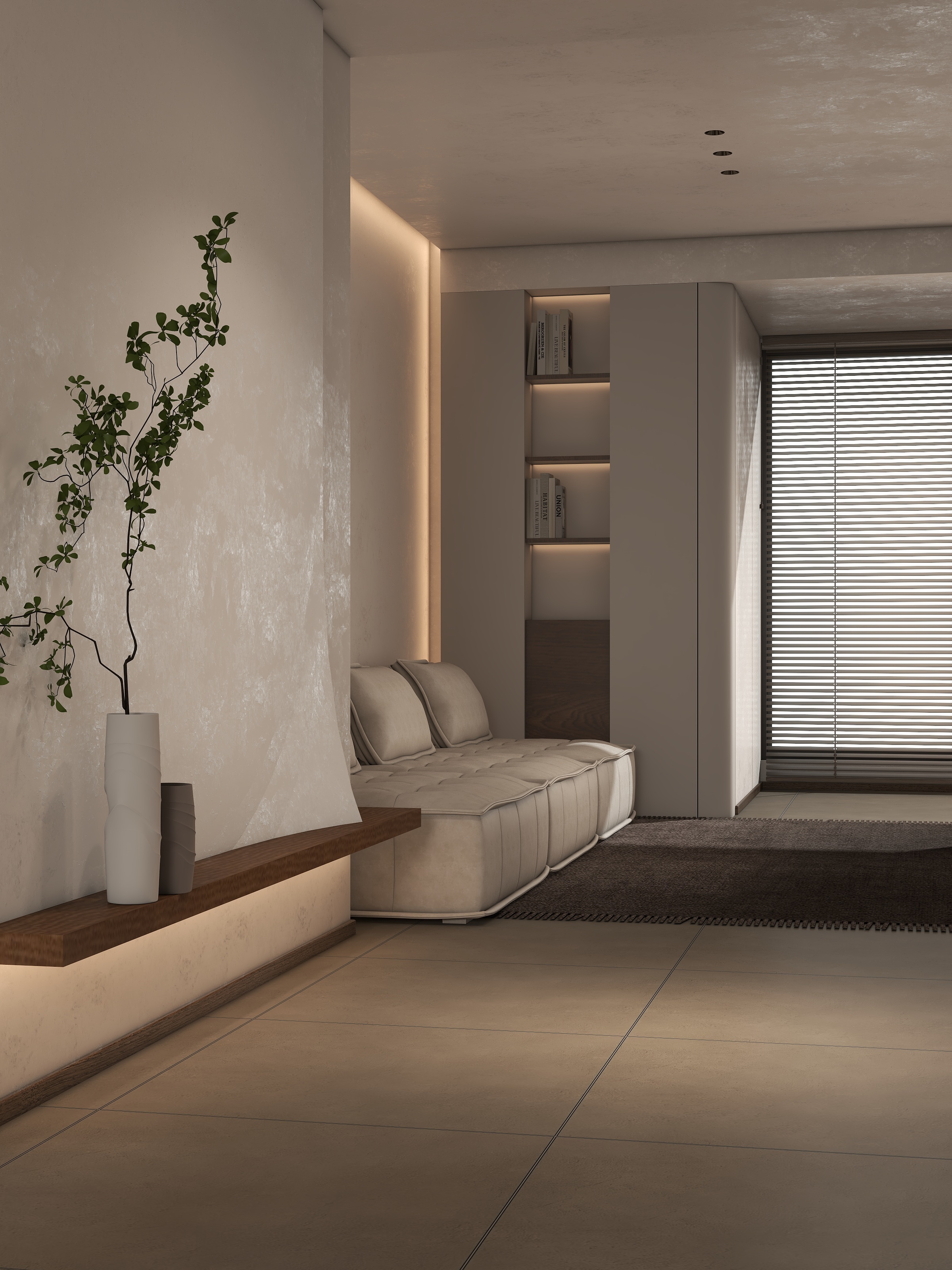 白云朵的味道-绿城籣园132㎡诧寂装修效果图