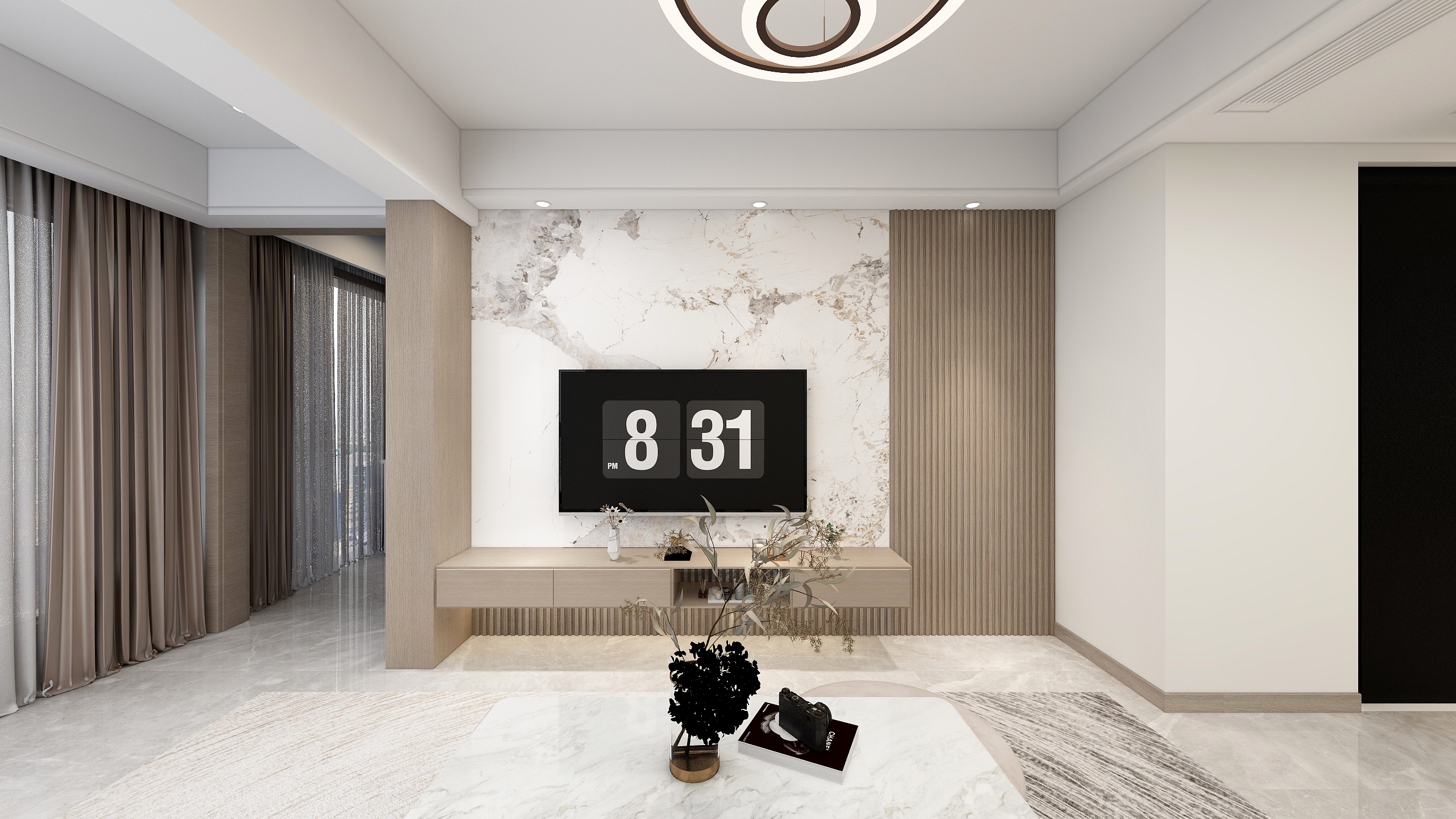 空间设计师-陈陈-97㎡3室装修效果图