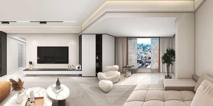 袁子恒-圣明国际二期 王先生、杨女士雅居-装修设计方案