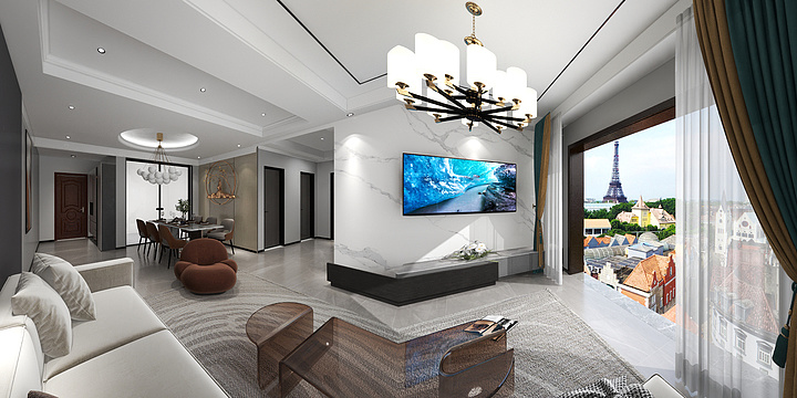 蒙娜丽莎装饰aaa-碧桂园·李震-装修设计方案