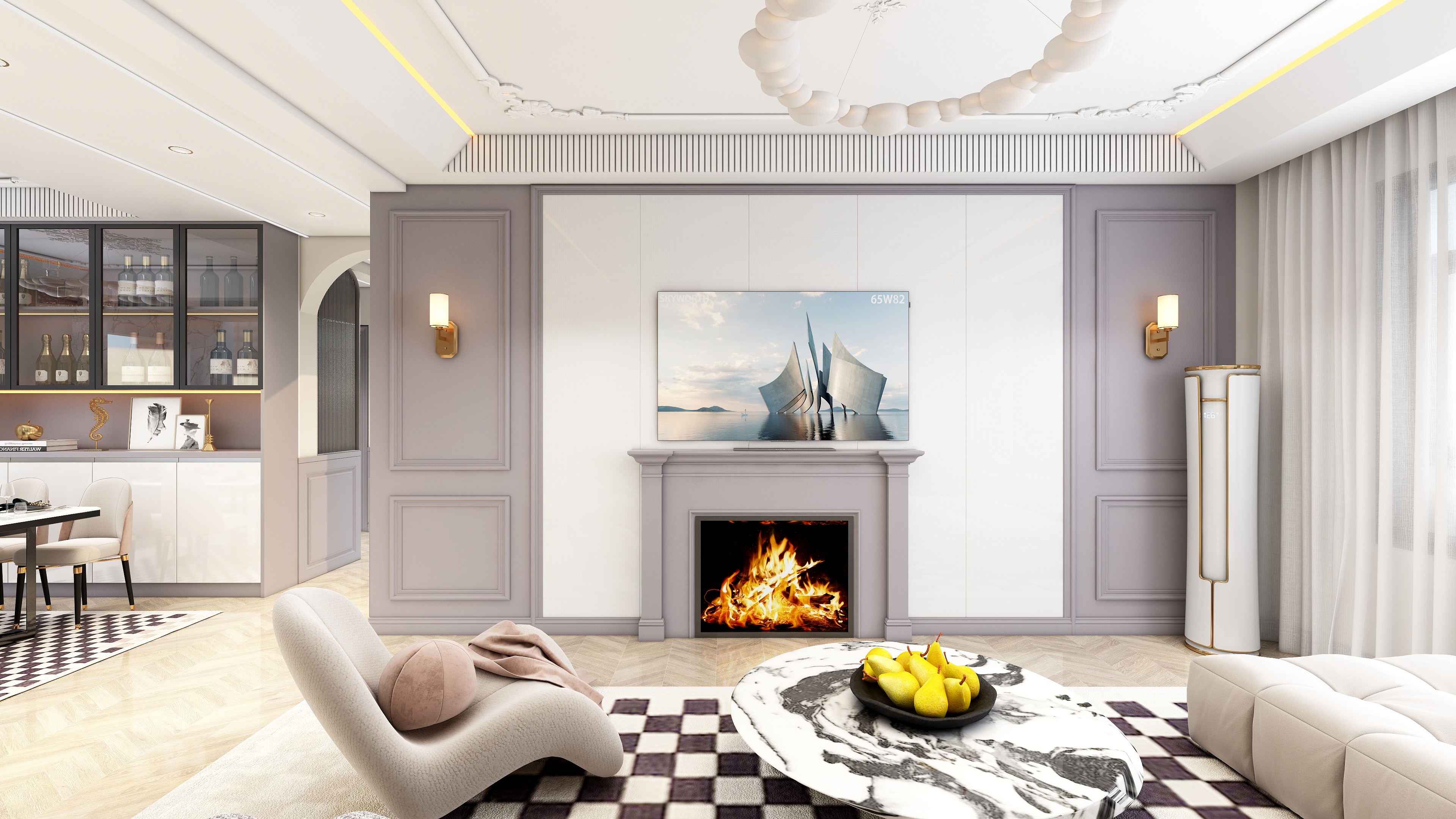 华泰龙装饰阿卜-设计-108㎡1室-装修设计方案