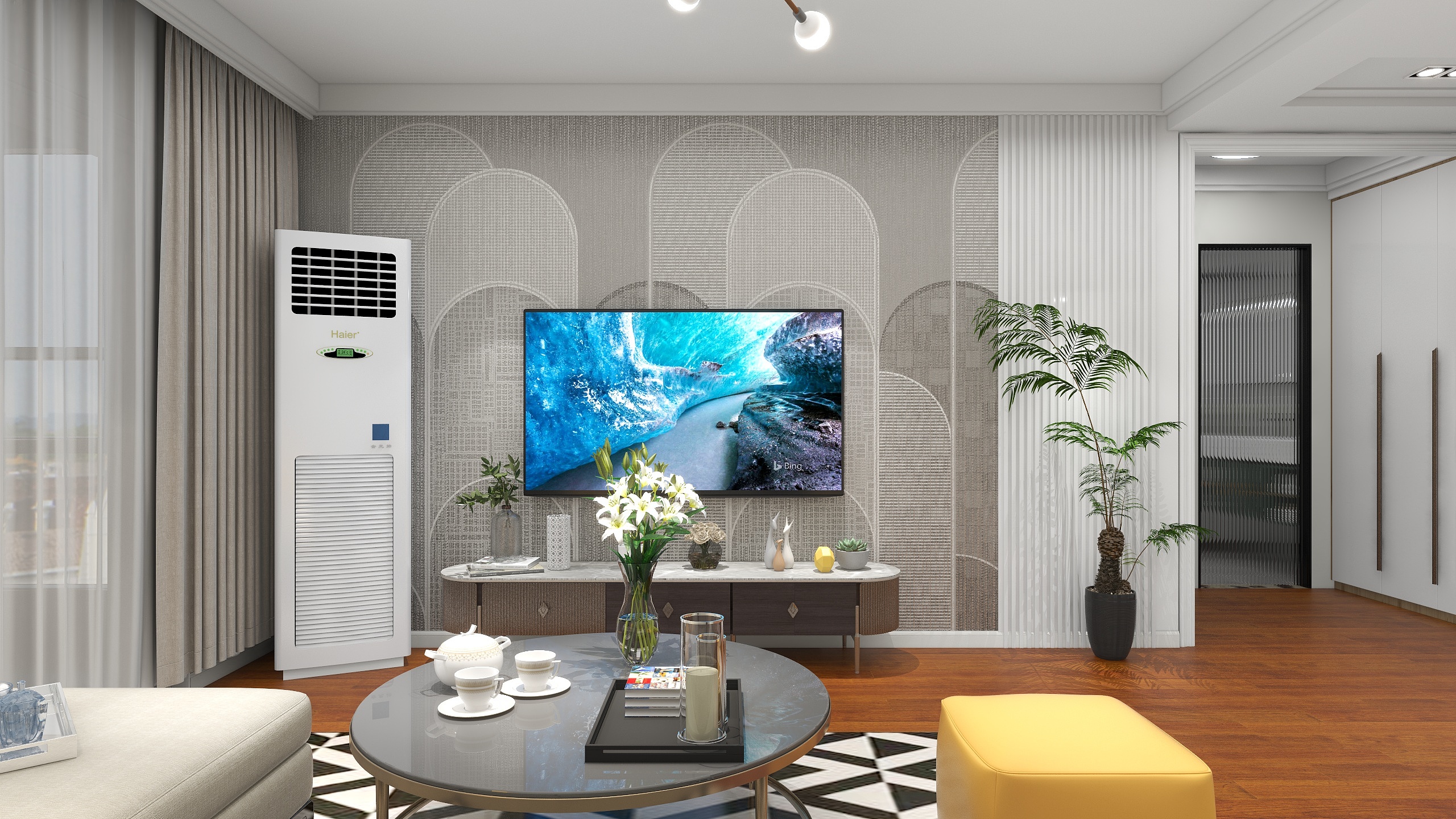 高_-中梅苑-二期89㎡2室-装修设计方案