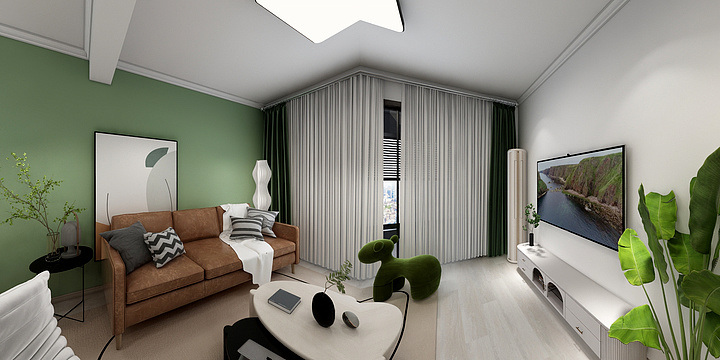 设计师月亮-木兰苑-现代简约-装修设计方案