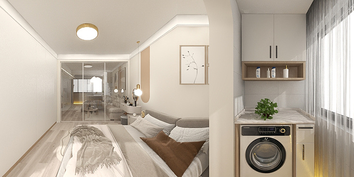 未央7-58㎡2室-装修设计方案