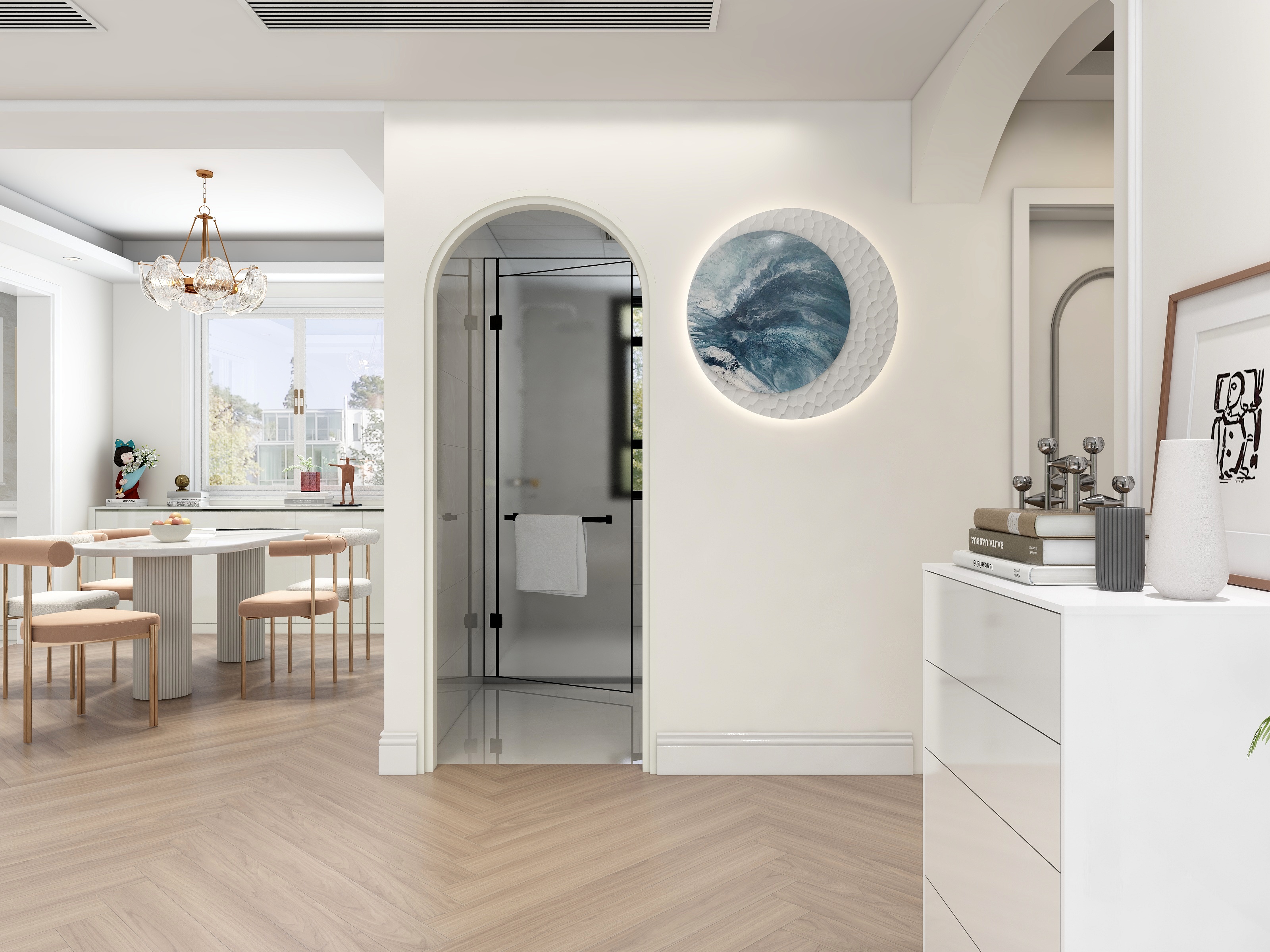 咸阳设计师-桃城壹号126㎡3室-装修设计方案