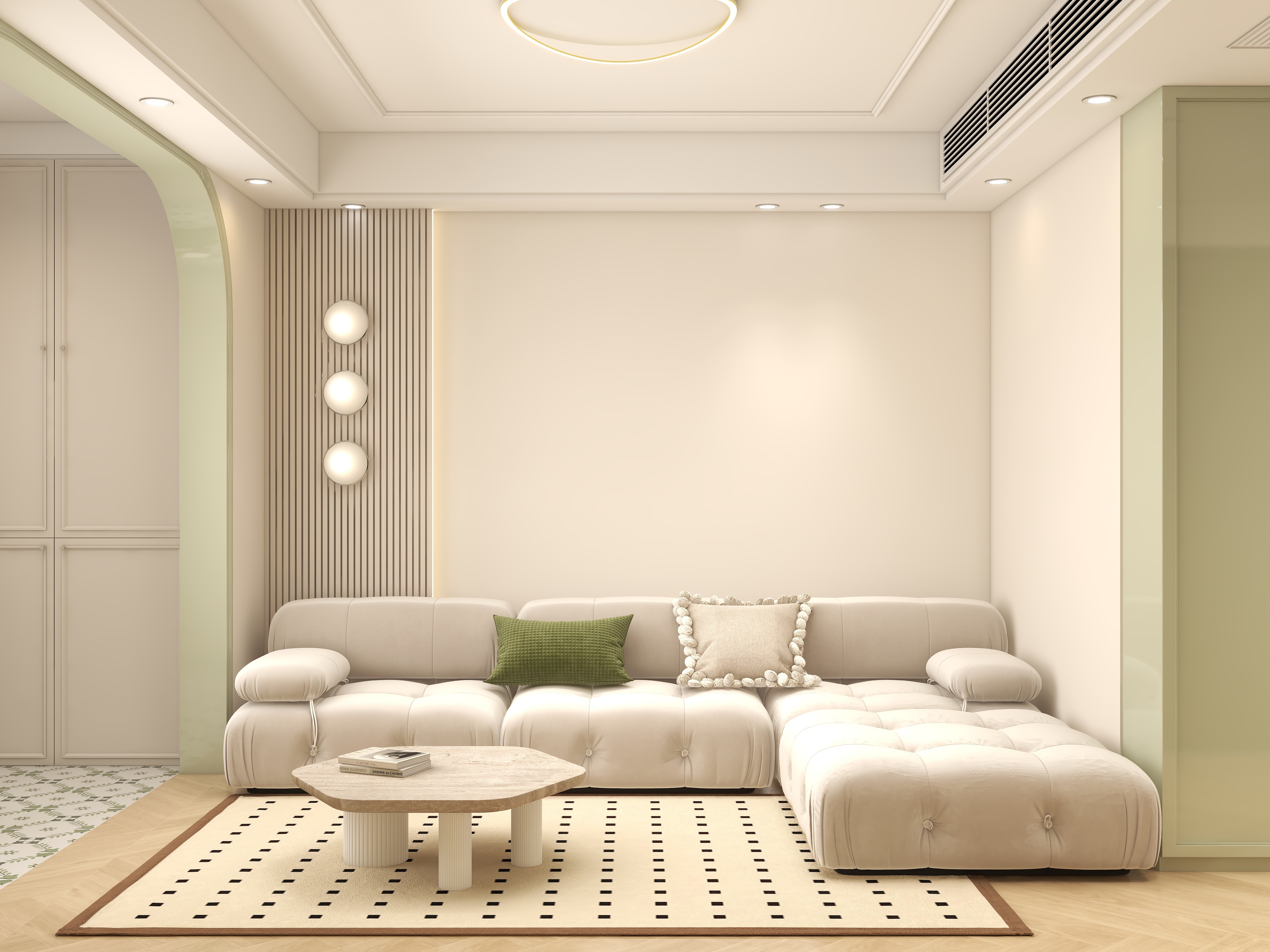 李佳洋-奶油风装修效果图