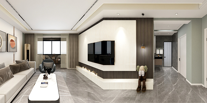 美居空间设计-世博公园6号楼7楼 -装修设计方案