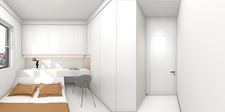 云上睡觉-东润鑫城89  简约-装修设计方案