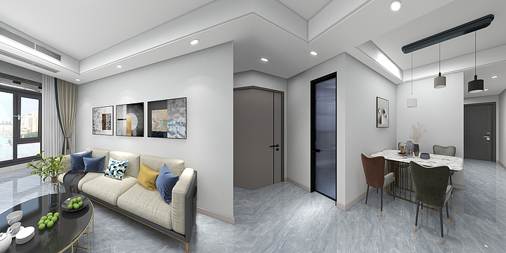 好仁装饰-梅亭佳园75平方11甲1304-装修设计方案