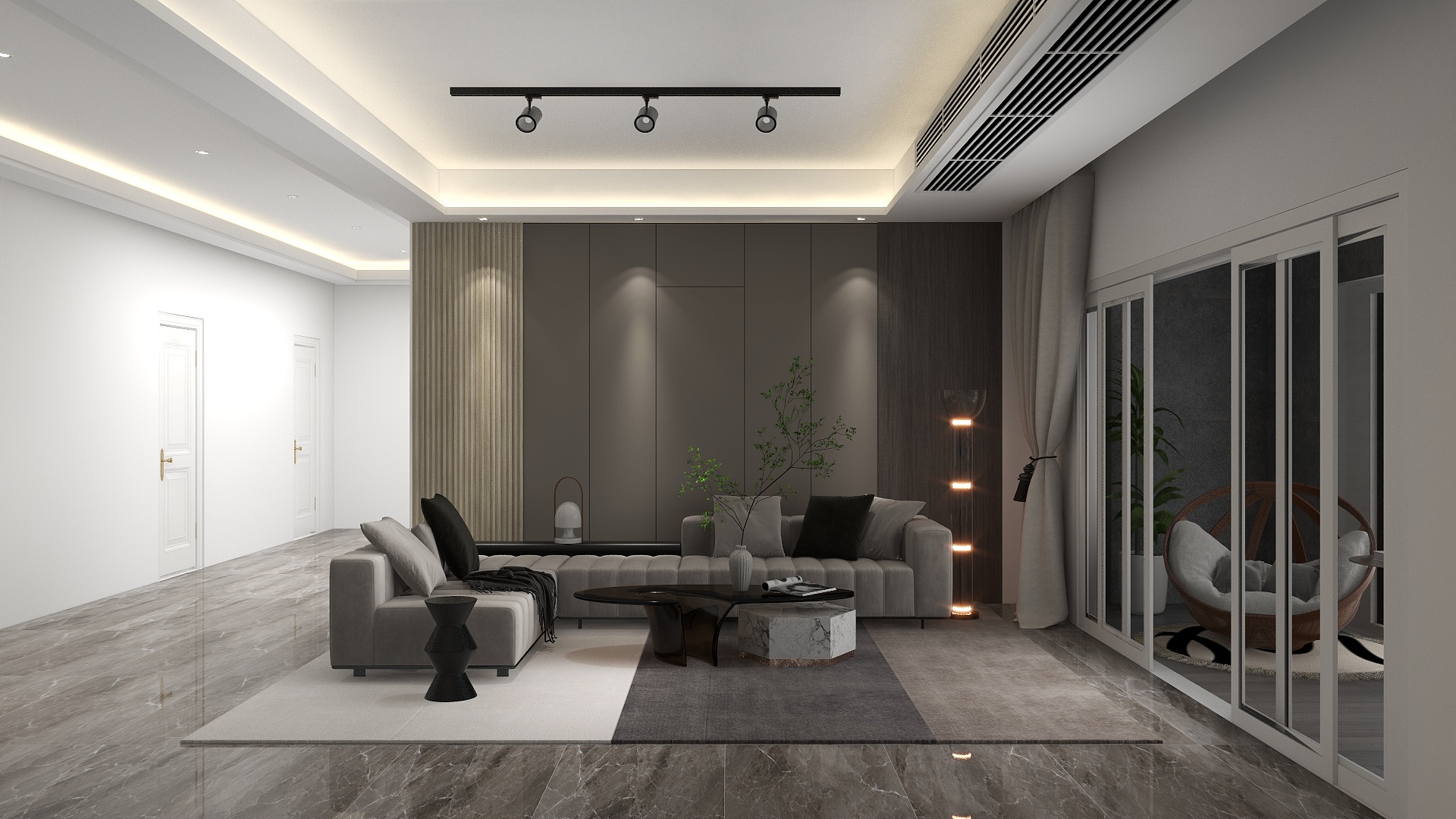 乐事xx-现代别墅-装修设计方案