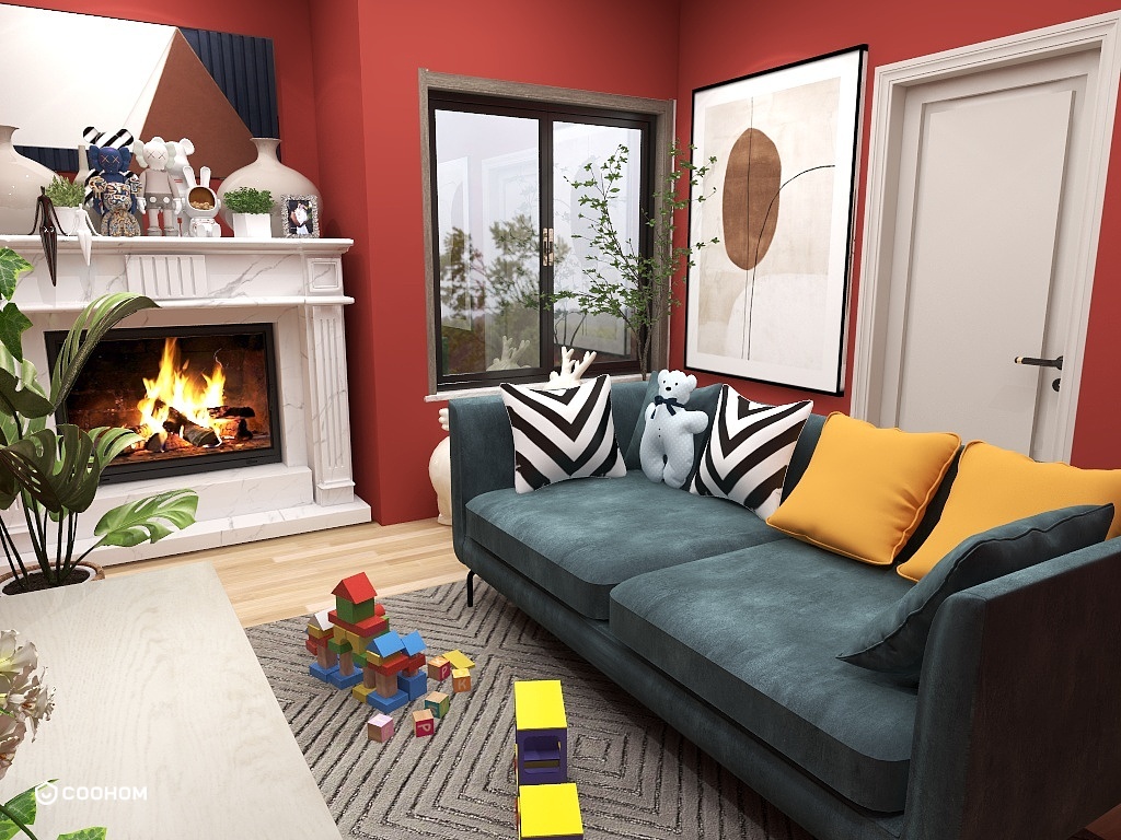 b0rxed.d的装修设计方案:small family living room