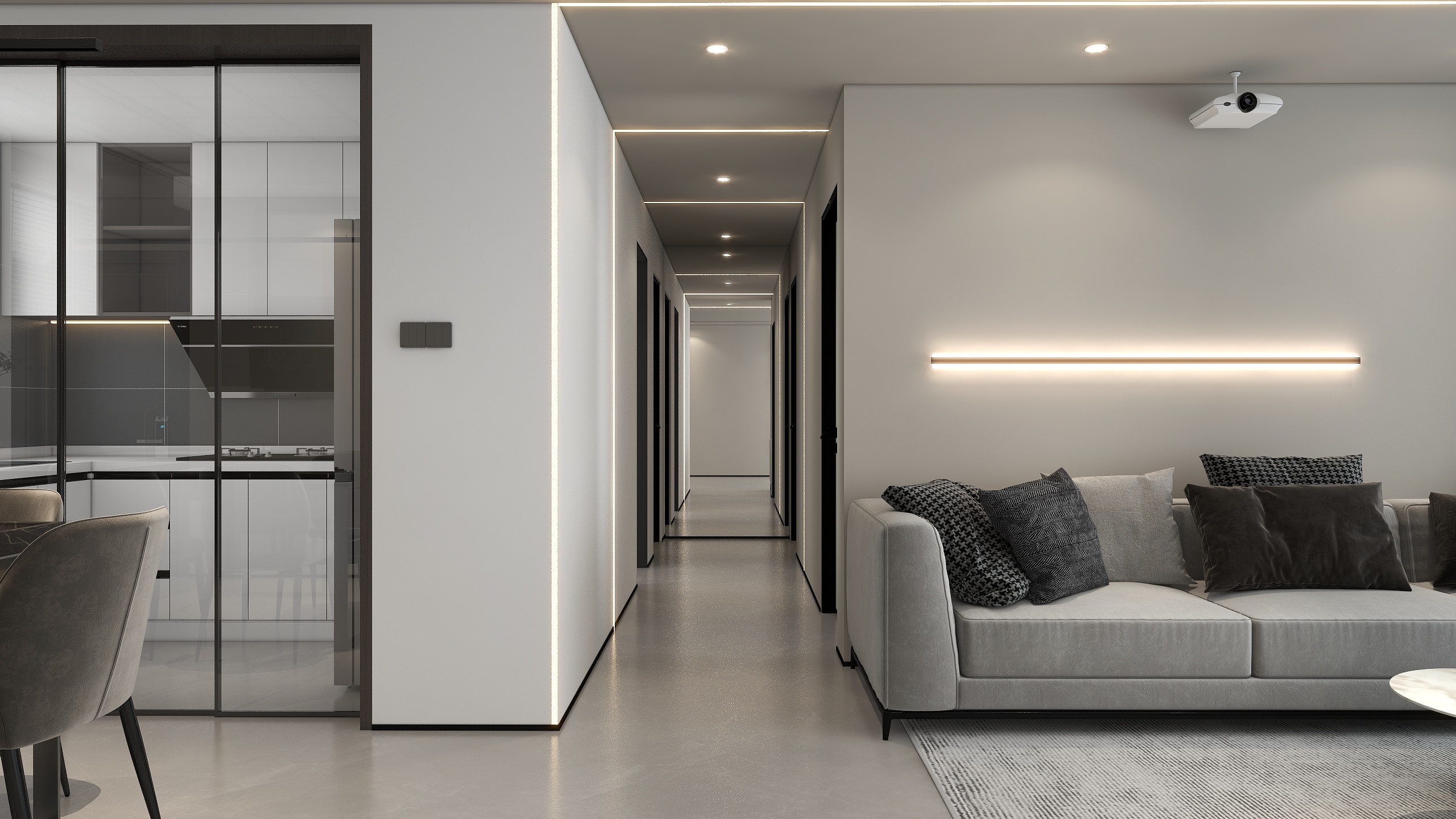 ChaoPreview-书香雅苑现代简约101㎡2室装修效果图