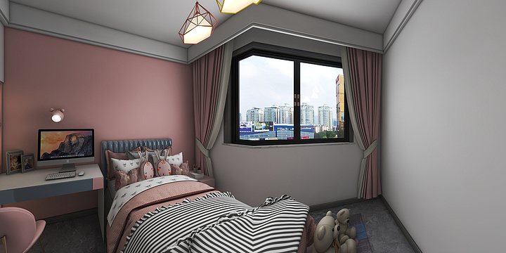 宅不同装饰装修-130㎡极简新丰和园-装修设计方案