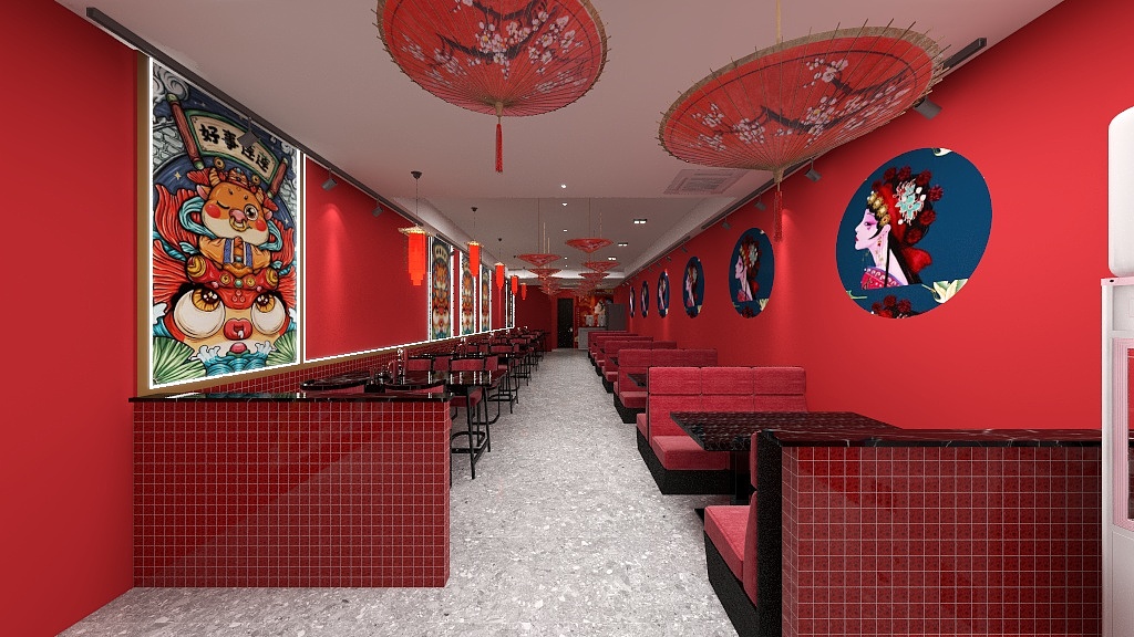 简.空间美学-重庆肥肠鸡煲-副本-装修设计方案