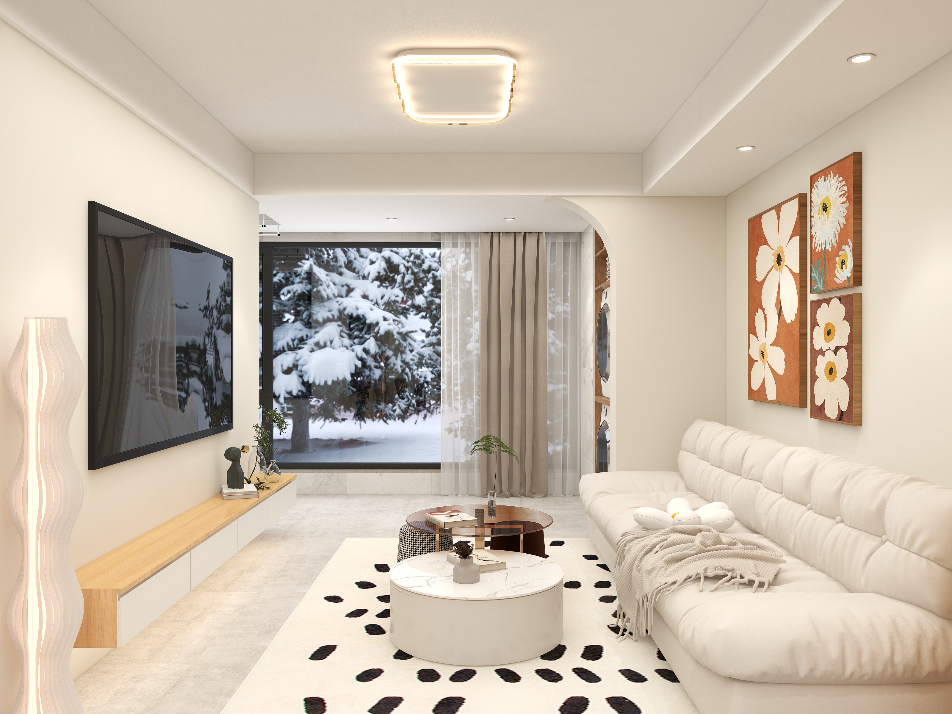 就叫小蒋吧-吾悦华府  原木风113㎡三室-装修设计方案