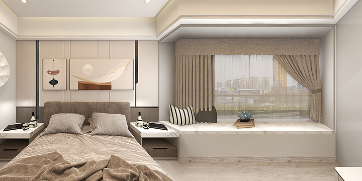 张玉泉-华侨城11座03户型-全景图Ⅱ（T：13420706357）-装修设计方案