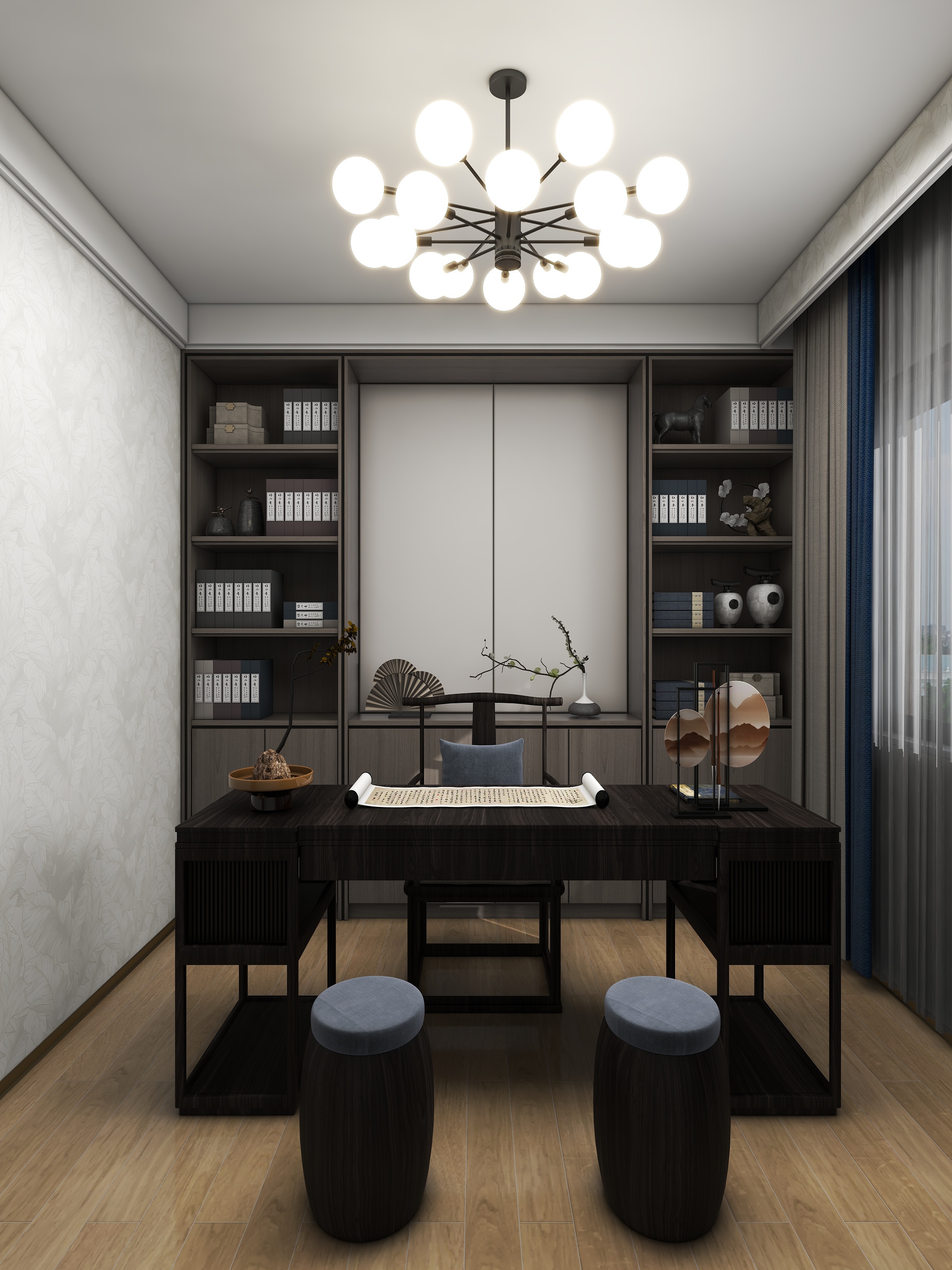 刘振-碧桂园凤凰城209㎡5室装修效果图