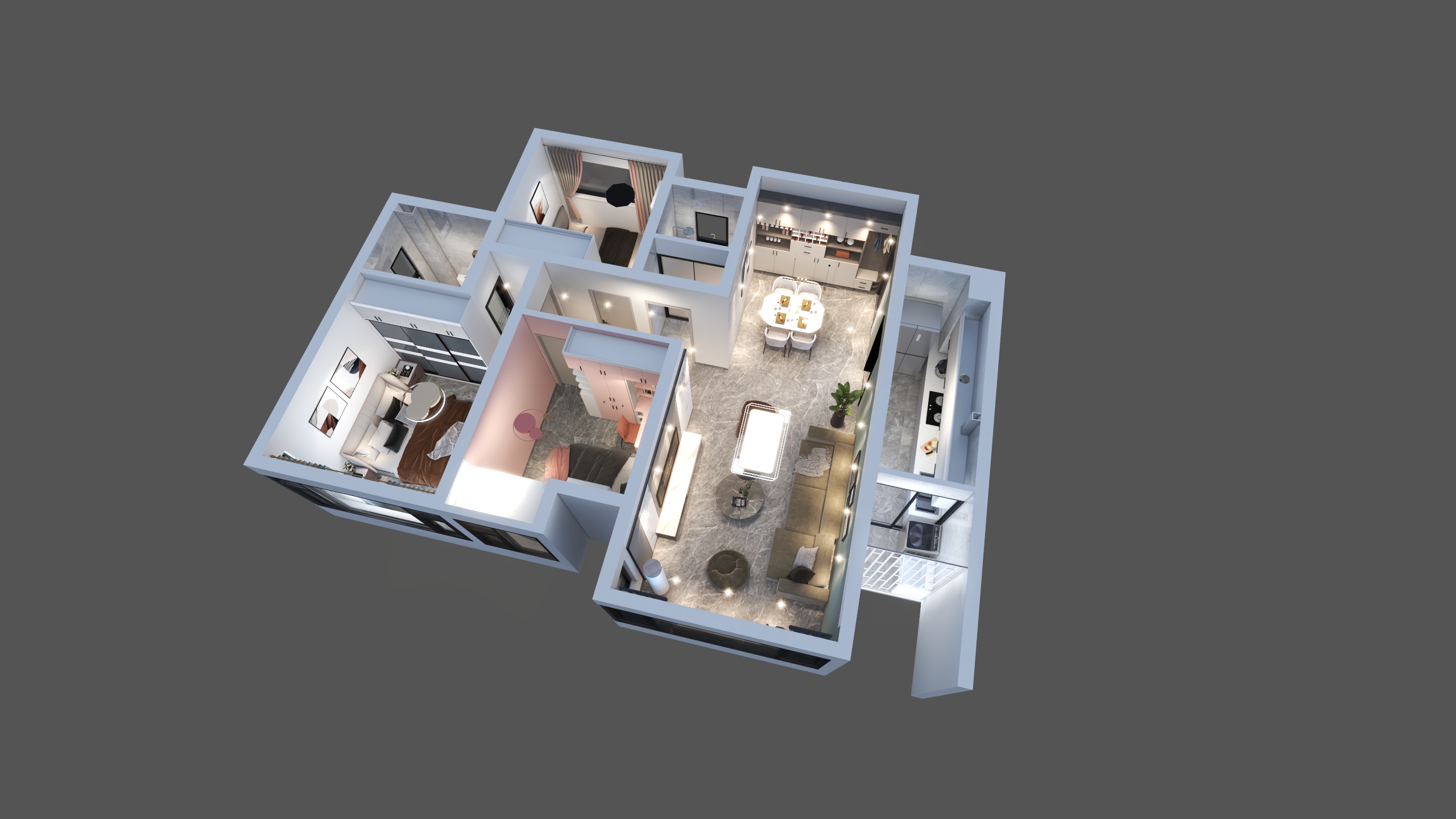 金禾劉佳林-御景台9栋1405-装修设计方案