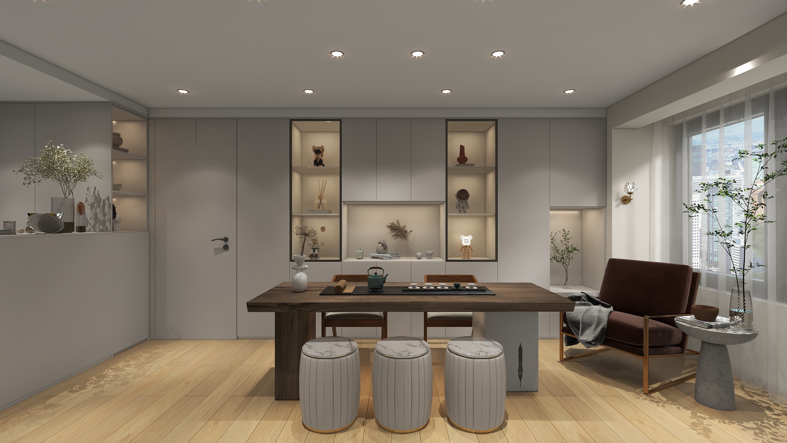 住宅设计原创-京华雅郡80户型2居-装修设计方案