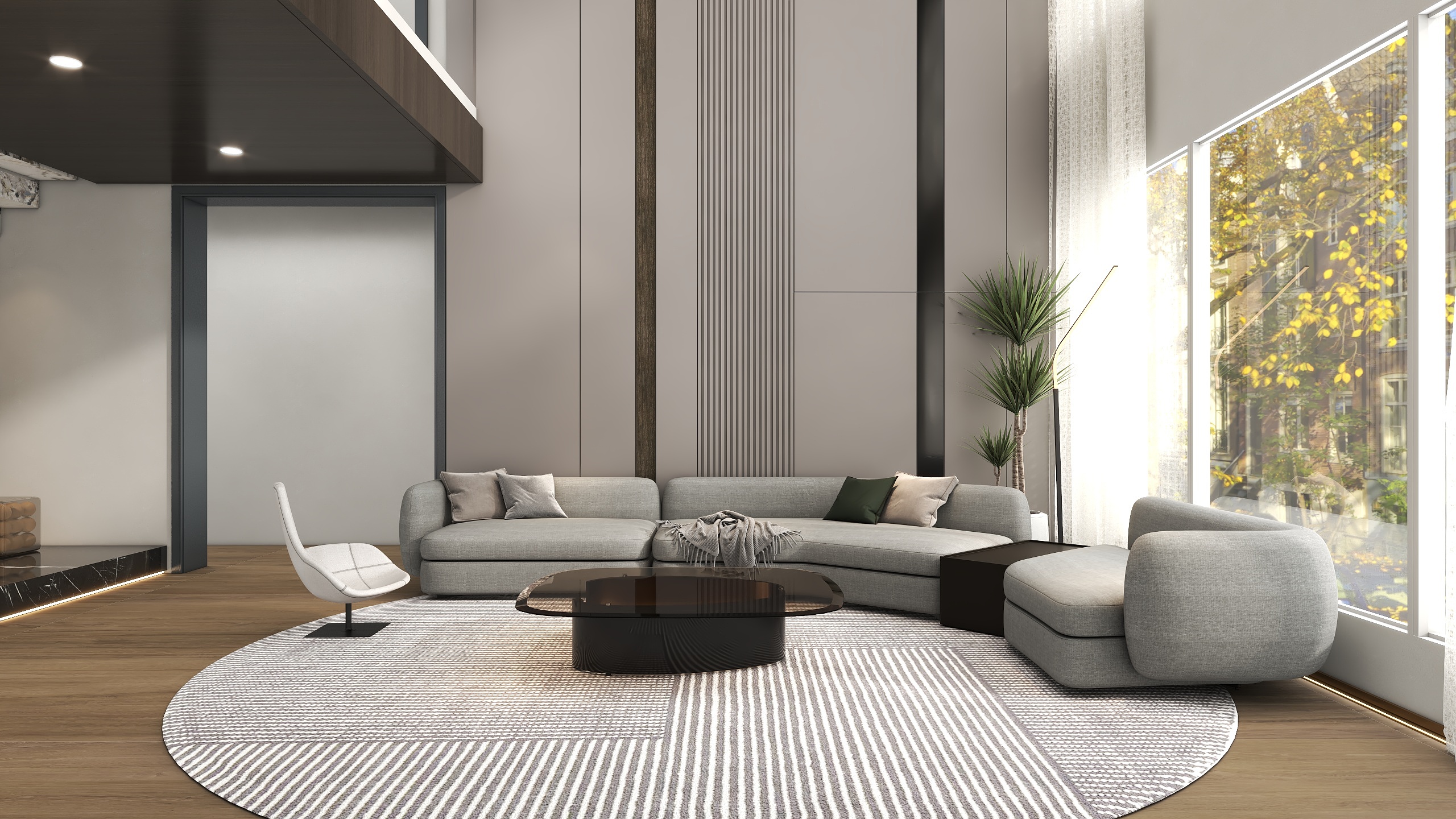 敖丹妮-万山华府179㎡4室装修效果图