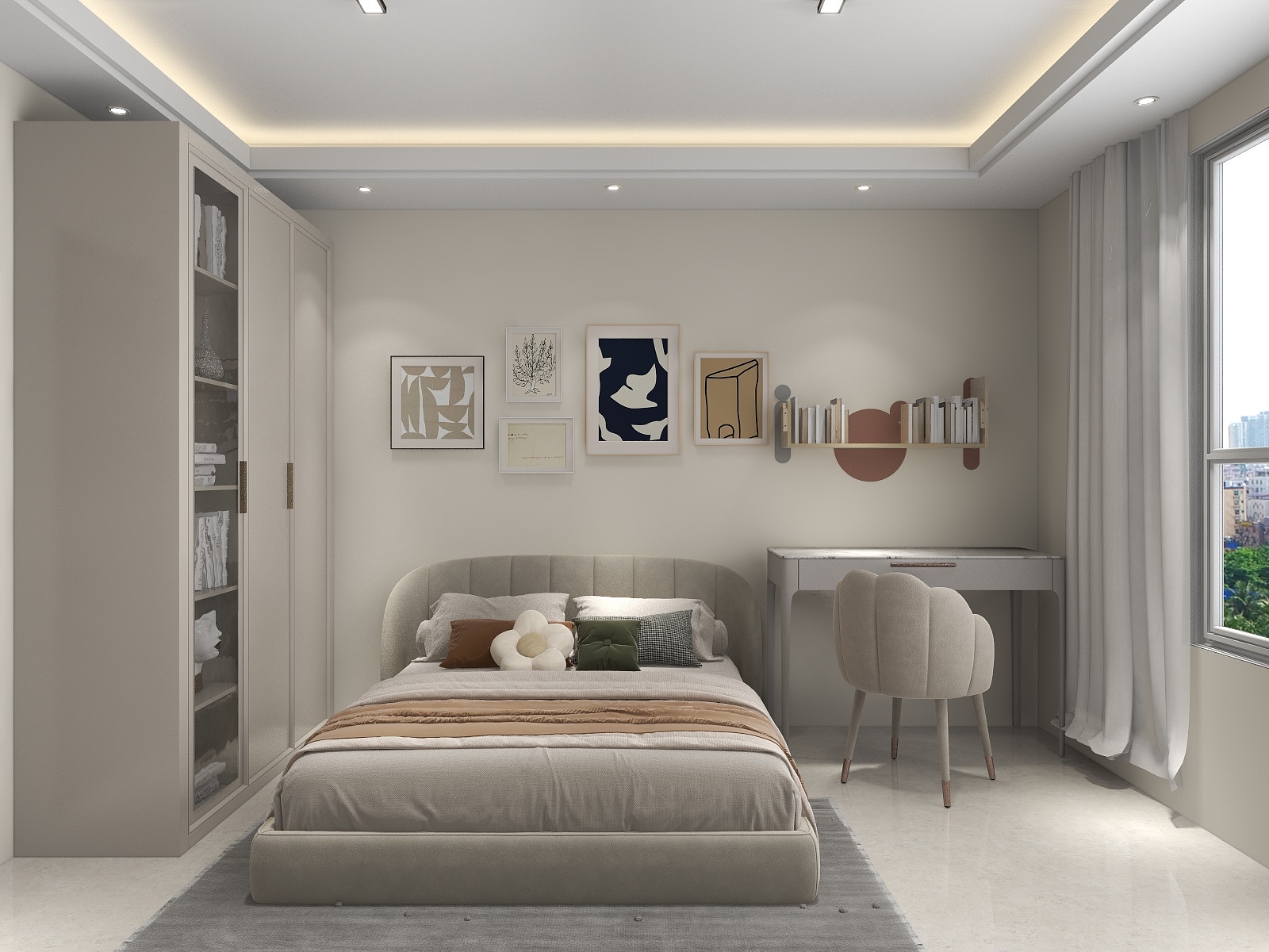 乐事xx-单身公寓-装修设计方案