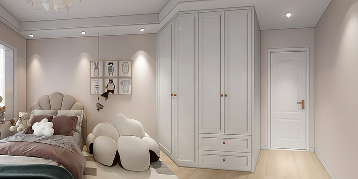 杨小艾吖~-BLC 奶油风-装修设计方案