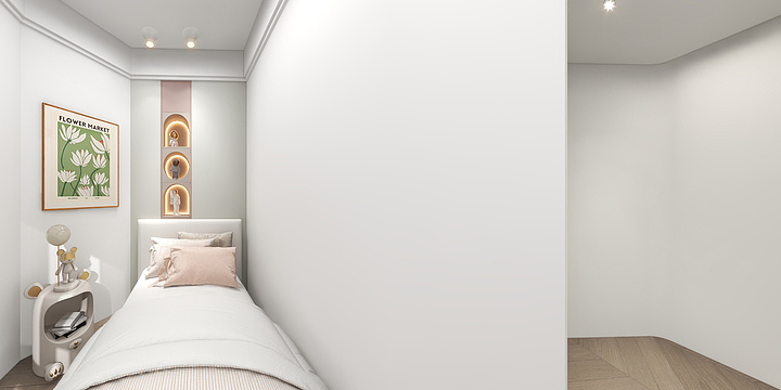 室内设计360deg全景图-奶油风-装修设计方案