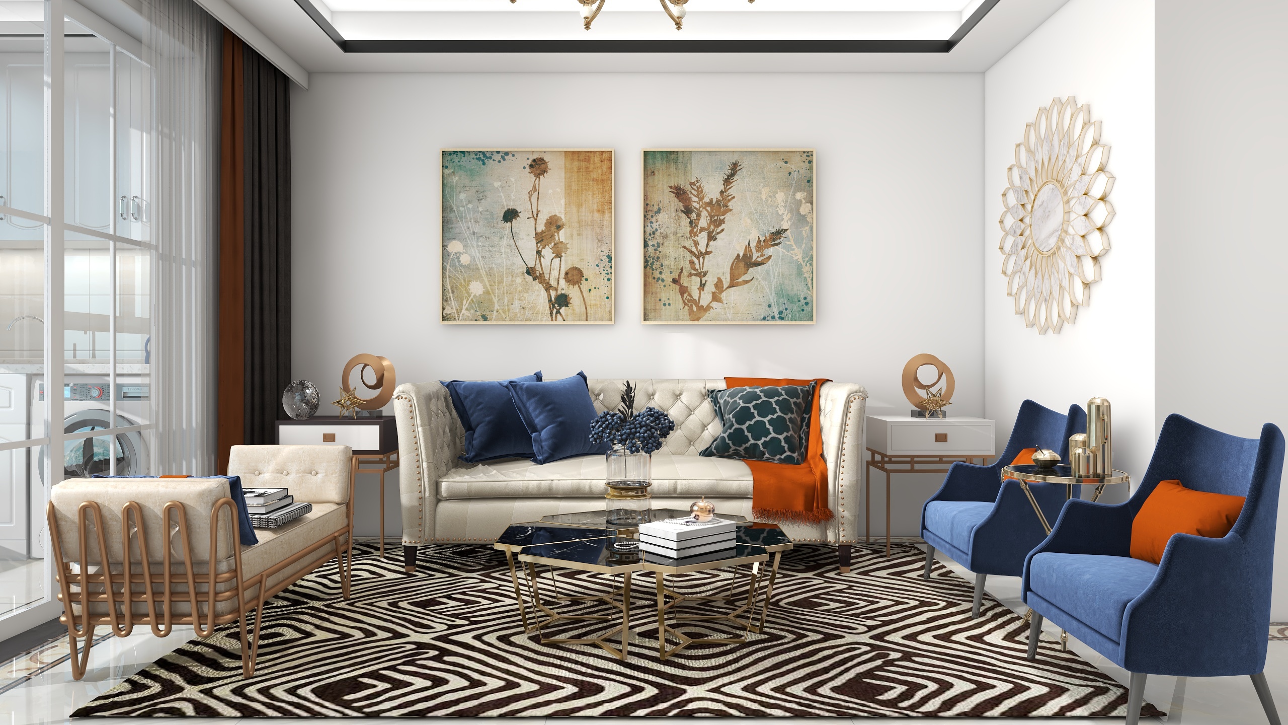 weixinKqNO-96方简欧三室-装修设计方案