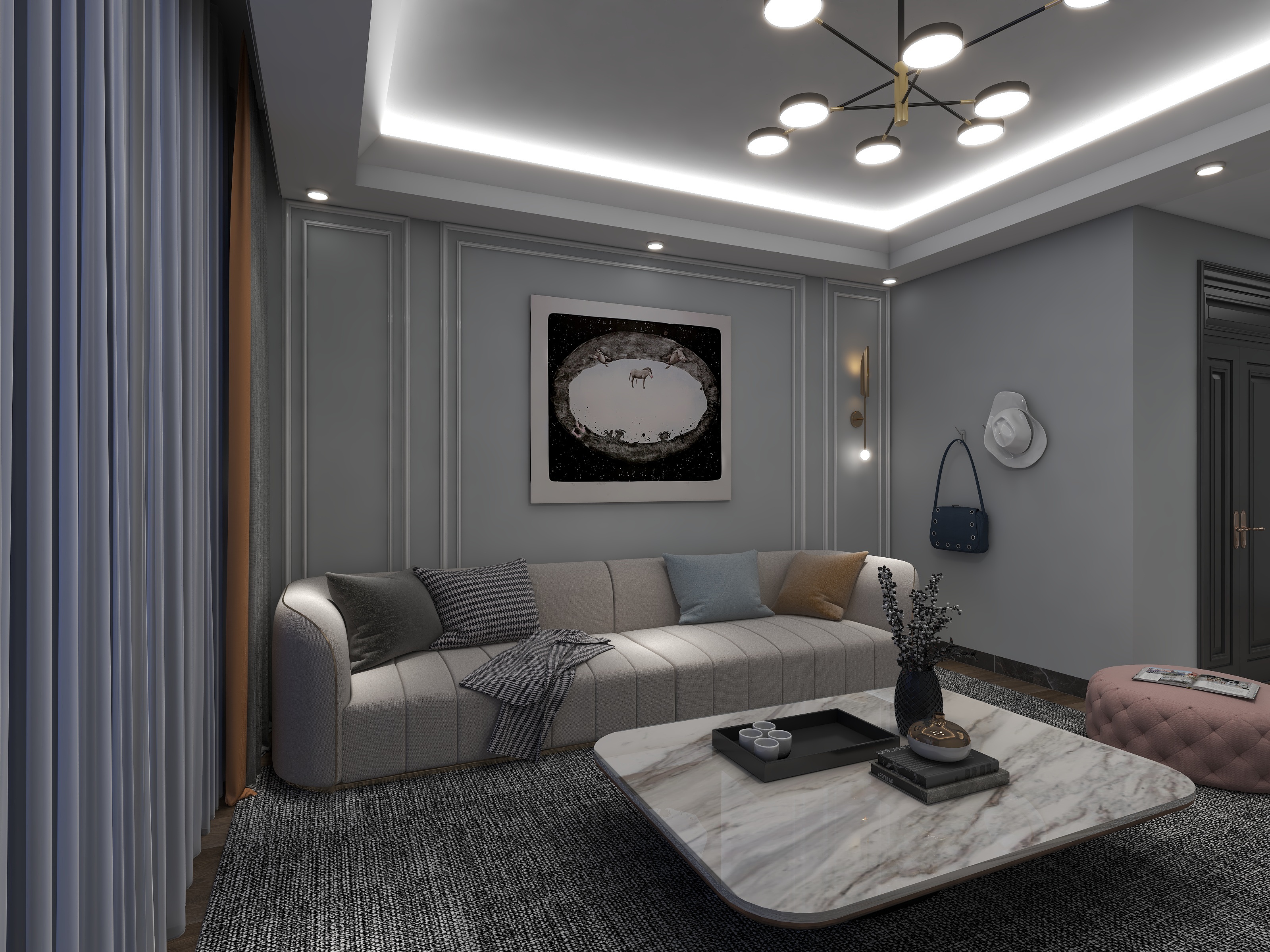 马德刚-昆仑御装修效果图