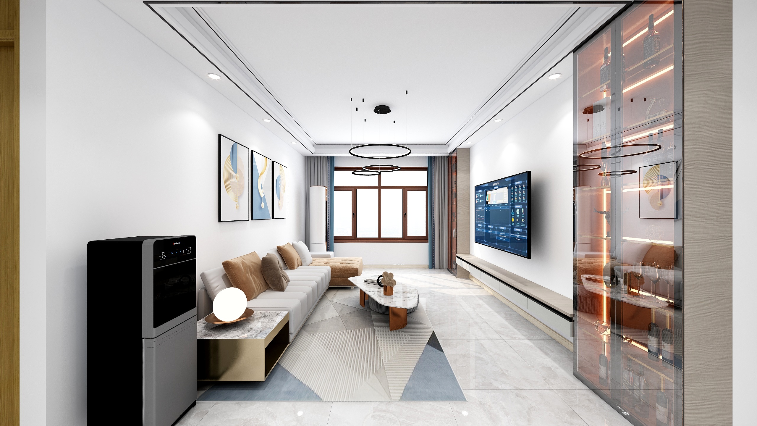 设计师台台-120㎡3室-中海-装修设计方案