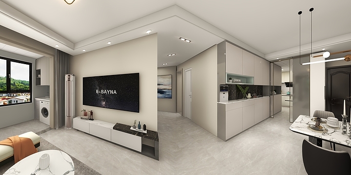 壹禾整装设计-城市1-2-402-装修设计方案