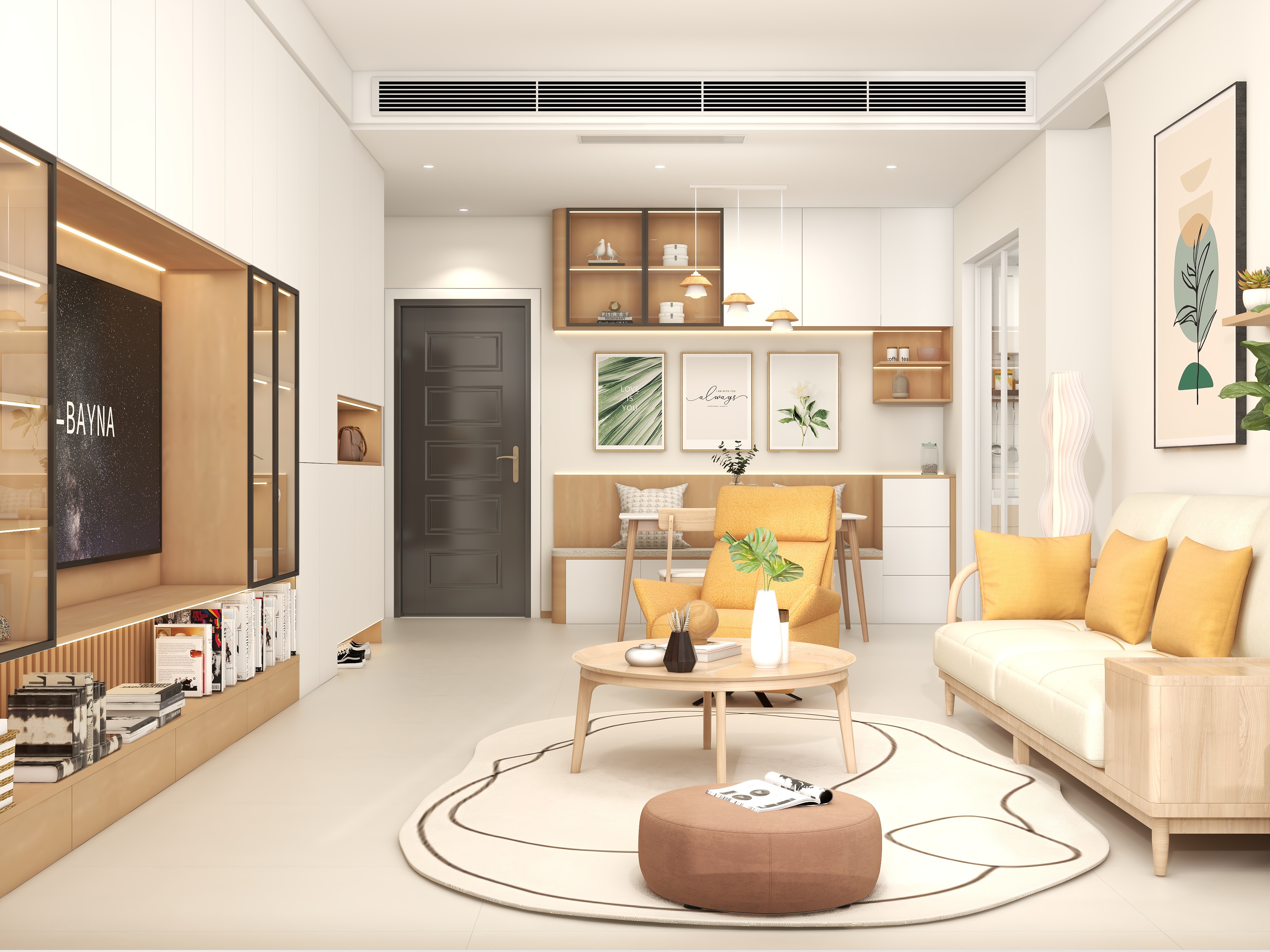 李佳洋-原木风装修效果图