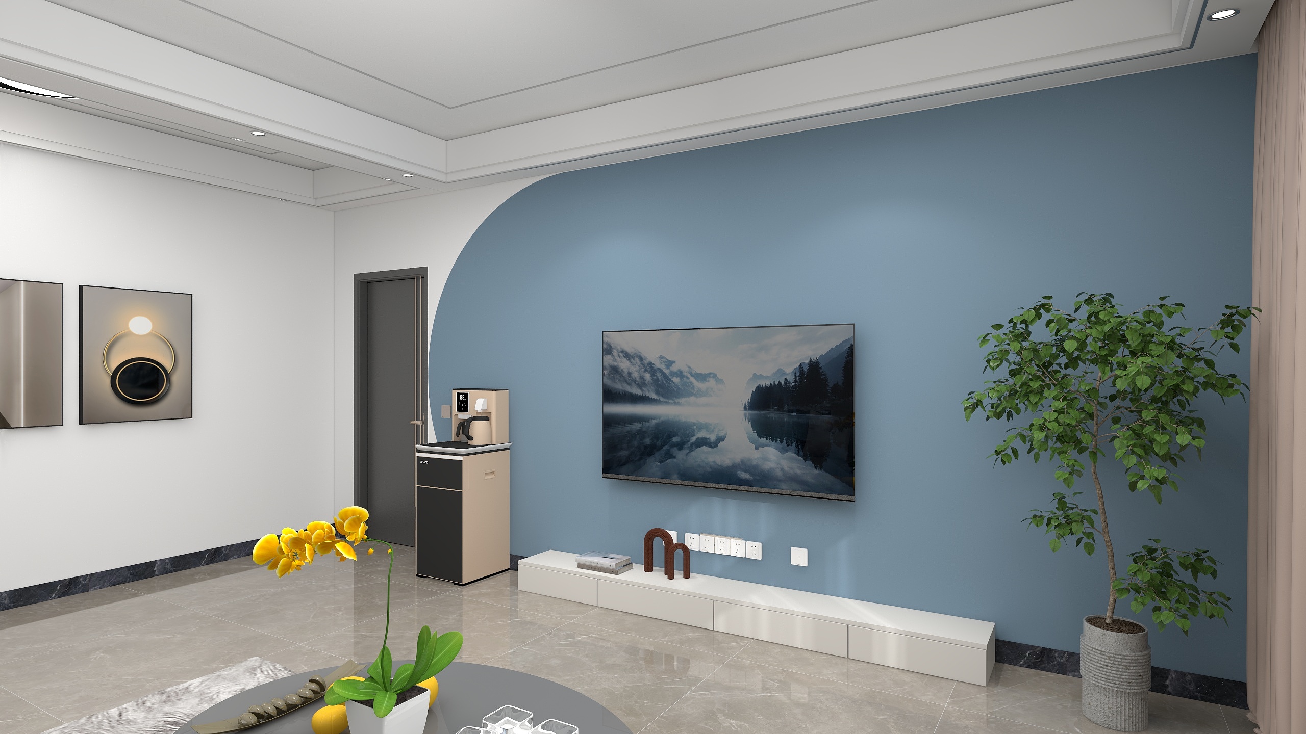 89设计-电视背景墙-装修设计方案